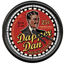 Dapper Dan Barber Shop Hair Pomade Sign Wall Clock picture