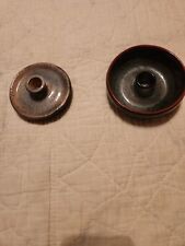 2 Berea College Candleholders - Mismatched  picture