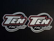 Lot Of 2 Ten Factory Racing Decals Stickers Off Road Axle Kits Hot Rod Parts picture