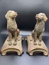 pair of Lab dog decrotive statues picture