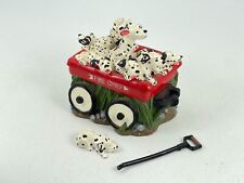 1992 Chariots of Fire Dalmatian Puppy Trinket Music Box Fire Chief Figurine picture
