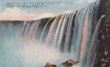 Horseshoe Falls Niagara New York NY 1916 Appleton City Missouri MO Postcard C46 picture