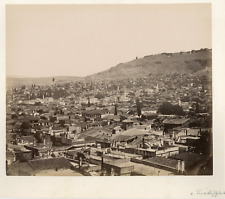 Izmir, Mount Kadifekale Vintage Albumen Print 18x24 Circ Albumin Print picture