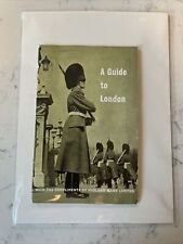 A GUIDE TO LONDON ENGLAND PULLOUT  MAP MIDLAND BANK LIMITED VINTAGE 1955 MINT picture