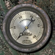 antique brass pressure gauge picture