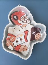 Wilton Football Player Vintage Retired 1987 Sports Tailgate Cake Pan 2105-4610 picture