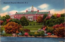 Roosevelt Hospital, Metuchen, New Jersey. Linen Postcard. AZ. picture