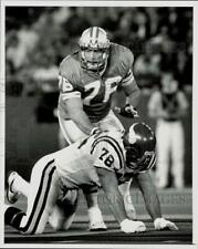 1987 Press Photo Eric Williams in game action, Detroit Lions football picture