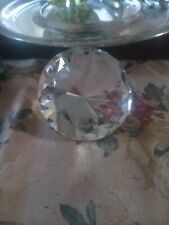 1PCS Clear Crystal Diamond Shape Paperweight Glass Gem Display Ornament  picture