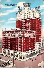 Hotel Fort Shelby Detroit Michigan Postcard 1939 Posted 7P picture