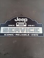 metal tin jeep garage signs 9x18