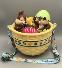 Damaged Disney Parks Disneyland 2024 Chip N Dale Easter Basket Popcorn Bucket picture