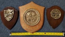 Vintage Solid Metal Plaques USS Long Beach CGN-9  picture
