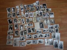 Lot of 80 1940's Black & White Photographs People, poses, snapshots picture