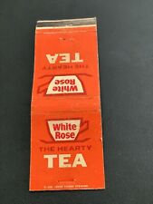 Vintage Matchbook “White Rose Tea” picture