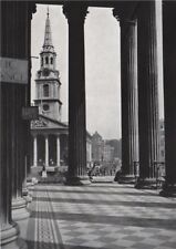 St. Martin's-in-the-Fields. E.O. HOPP�. London 1930 old vintage print picture picture