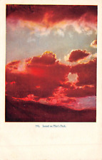 Sunset on Pike's Peak c1905 UDB Postcard 4922 picture