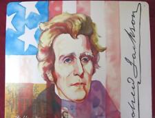 1976 VINTAGE USA POSTER OF ANDREW JACKSON ANDY WARHOL STYLE XTR.RARE picture