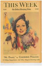 This Week Magazine 25 October 1936 J Knowles Hare Channing Pollock E P Oppenheim picture