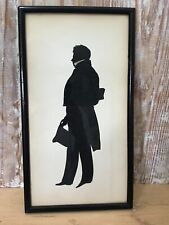 Antique 19th Auguste Edouart Cut and Paste Silhouette, Identified c.1836 picture