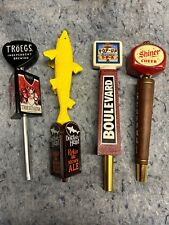 4 Beer Tap Handles, DOGFISH HEAD, BOULEVARD, SHINER HOLIDAY, TROEGS picture
