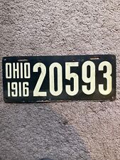 1916 Ohio License Plate - 20593 - Nice Oldie picture