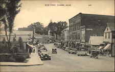 Camden Maine ME Main St. Cars 1940s Postcard picture