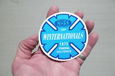 RARE/Vintage Style 1973 NHRA  Pomona Winternationals Drag Racing Sticker picture