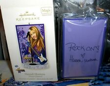 Miley Cyrus-Hannah Montana`2008`Magic Sound,Hallmark`Ornament`Sale- Free To US  picture