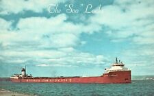 Vintage Postcard The Cason J. Callaway Downbound From Soo Lakes Shipping Vessel picture