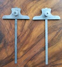 (2) Vintage Millers Falls Depth & Angle Gages w/6