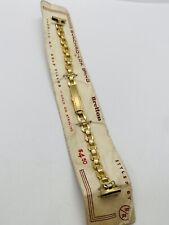 5.5” ANTIQUE NEW OLD STOCK BRETTON 1/20 12 KT. YELLOW GOLD STERLING SILVER 11MM picture