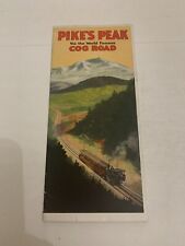 c.1920 Pike's Peak Via The World Famous Cog Road Brochure Colorado picture