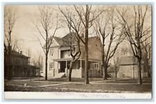 c1910's Hutchinson Residence Home View Garnett Kansas KS RPPC Photo Postcard picture