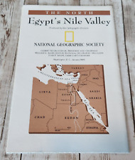 1995 National Geographic Egypt's Nile Valley: The North Map Cartograph picture