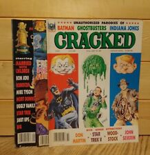 Cracked Magazine Lot Of 3 September October November 1989 Batman Ghost Busters picture