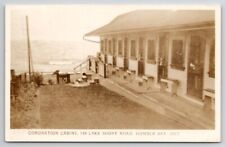 Ontario Canada RPPC Coronation Cabins Lake Shore Rd Humber Bay Postcard I26 picture