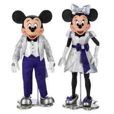 2023 Disney Parks 100 Mickey & Minnie Mouse LE 4750 Deluxe Doll Figure Box Set picture