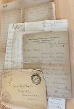 4 WWI AEF letters Capt. 117th Inf. self censored, skeleton when leaving the line picture