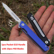 Pocket G10 Folding Knife Outdoor Liner Utility Knife Surgical Knife Camping EDC picture