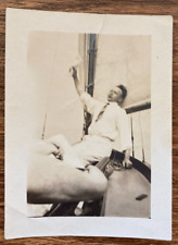 Affectionate Handsome Young Drunken Sailor On A Yacht Found Photo picture