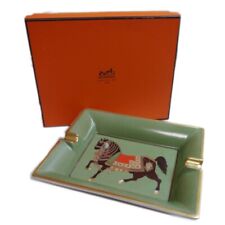 Authentic HERMES ashtray horse vintage pottery #4414 picture
