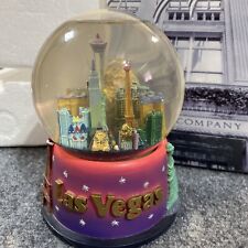 Three Jays Imports Snow Globe Las Vegas Music Box Saks Fifth Ave   Globe Loose picture