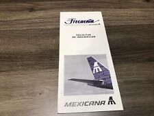 Mexicana Airlines Frequent Flier Program Brochure  picture
