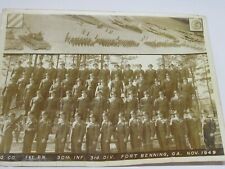 Fort Benning, GA HQ. Co. 1st BN 30th Inf. 3rd Div. Nov. 1949 Group Photo picture
