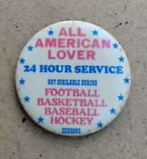 VINTAGE ALL AMERICAN LOVER..24 Hr. Service Except Football - Baseball Season & picture