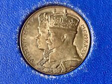 FREE SHIPPING Silver 1910-1935 Jubilee George V Queen Mary Stet Fortuna Domus picture