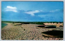 c1960s Palm Beach Florida Fishing Dories Aruba N.A. Vintage Postcard picture