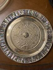 Mexico Sterling Silver Abalone Aztec Plaque picture