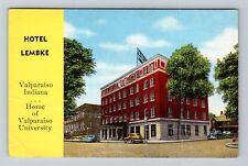 Valparaiso IN-Indiana, Hotel Lembke, Advertising, Vintage Postcard picture
